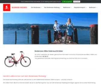 Bodensee-Radweg.com(Infos & Tipps rund um den Bodensee) Screenshot