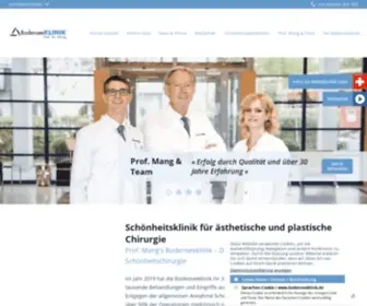 Bodenseeklinik.de(Mang's Bodenseeklinik) Screenshot