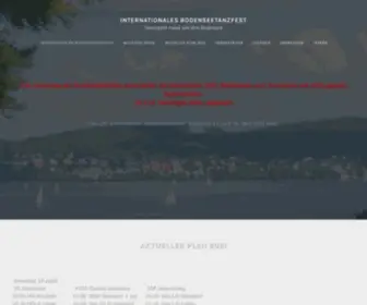 BodenseetanzFest.de(Tanzsport rund um den Bodensee) Screenshot