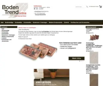 Bodentrendonline.de(Fußboden günstig kaufen im Online) Screenshot