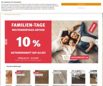 Bodenverkauf.de(Markenböden zu Aktionspreisen) Screenshot