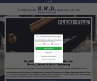 Bodenwanddach.de(Produkte) Screenshot