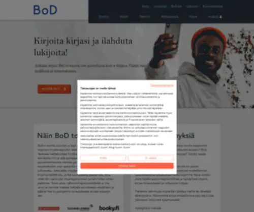 Bod.fi(Julkaise oma kirjasi ja e) Screenshot