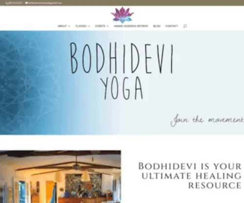 Bodhidevi.com(We are your ultimate healing resource. Bodhidevi) Screenshot