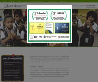 Bodhijodhpur.com(Bodhi International School) Screenshot