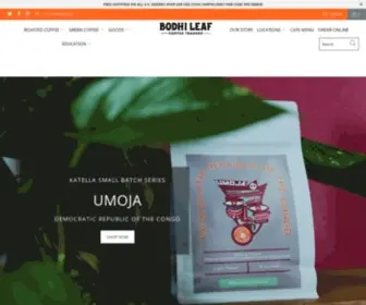 Bodhileafcoffee.com(Bodhi Leaf Coffee Traders) Screenshot