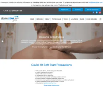 Bodhizone.com(Physical Therapy Services NYC) Screenshot