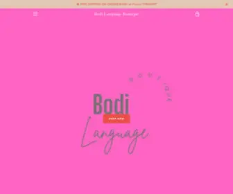 Bodilang.com(Bodi Language Boutique) Screenshot