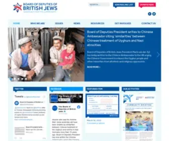 Bod.org.uk(We are the voice of british jews) Screenshot