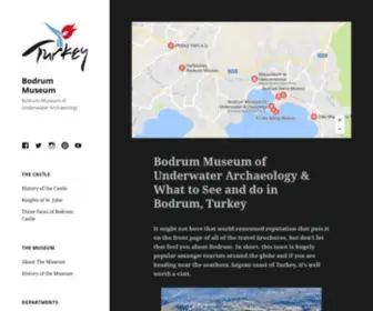 Bodrum-Museum.com(Bodrum Museum of Underwater Archaeology) Screenshot