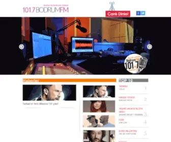 Bodrumfm.org(101.7 Bodrum Fm) Screenshot