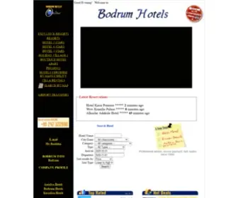 Bodrumhotels.com(Bodrum Hotels) Screenshot