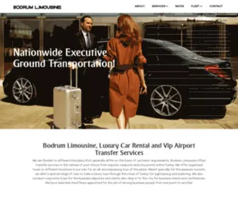 Bodrumlimousine.com(Bodrum Luxury Limousine and Vip Transfer Services) Screenshot