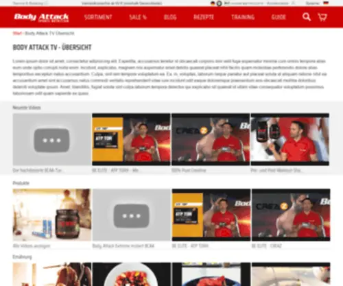 Body-Attack.tv(Übersicht) Screenshot
