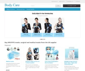 Body-Care.uk(UK buy medical mask) Screenshot