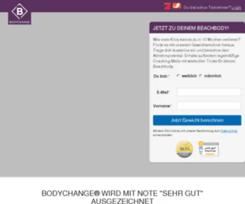 Body-Change.de(10 Weeks BodyChange®) Screenshot
