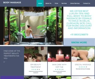 Body-Massage.co.in(Full Body to Body Massage Parlour &amp; Spa in Delhi) Screenshot