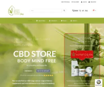 Body-Mind-Free.shop(CBD & Nahrungsergänzungsmittel in Top Qualität) Screenshot