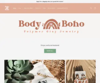 Bodyandboho.com(Body & Boho Clay Jewelry) Screenshot