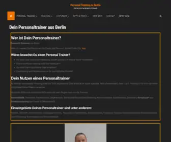 Bodyandmind-Berlin.de(Dein Personaltrainer aus Berlin) Screenshot