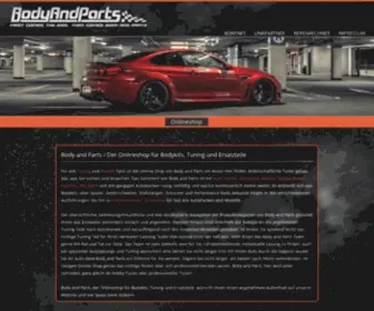 Bodyandparts.de(Bodykit und Karosserieteile Online Tuning Shop) Screenshot