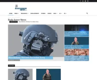 Bodyarmornews.com(Body Armor News.com) Screenshot