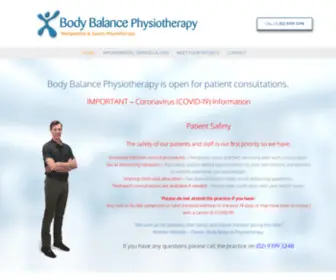 Bodybalancephysio.com.au(PHYSIOTHERAPIST RANDWICK) Screenshot