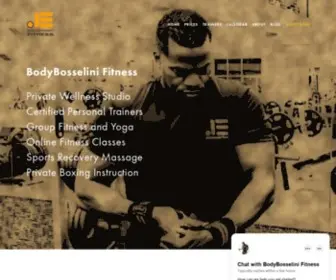 Bodybosselini.com(Private Personal Training Fitness Studio) Screenshot