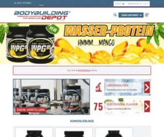 Bodybuilding-Depot.de(Bodybuilding Depot) Screenshot