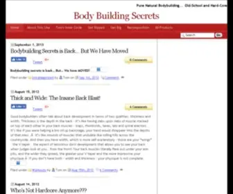 Bodybuildingsecrets.com(Bodybuildingsecrets) Screenshot
