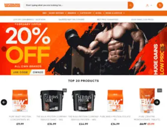 Bodybuildingwarehouse.co.uk(Bodybuilding Supplements) Screenshot