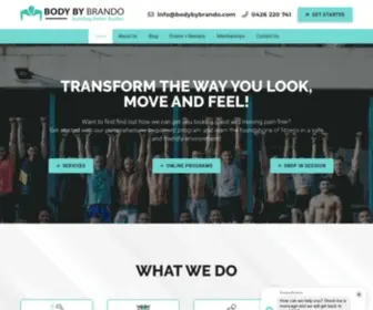 Bodybybrando.com(Body By Brando) Screenshot