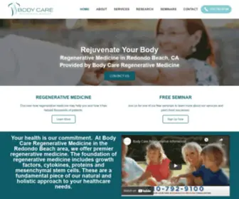 Bodycareregenerative.com(Body Care Regenerative Medicine in Redondo Beach) Screenshot