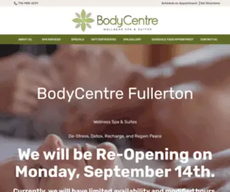 Bodycentrefullerton.com(BodyCentre Wellness Spa where relaxation) Screenshot