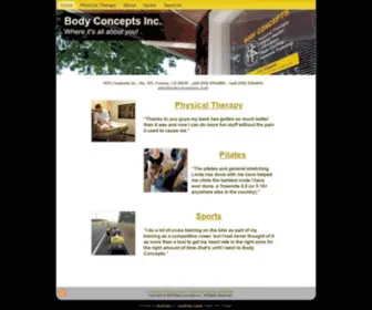 Bodyconceptsinc.com(Body Concepts Inc) Screenshot