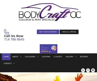 Bodycraftoc.com(Auto Body Shop Orange County CA) Screenshot