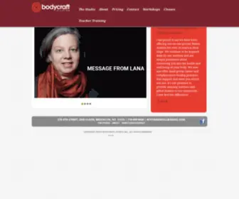 Bodycraftstudio.com(Bodycraft Pilates Studio) Screenshot
