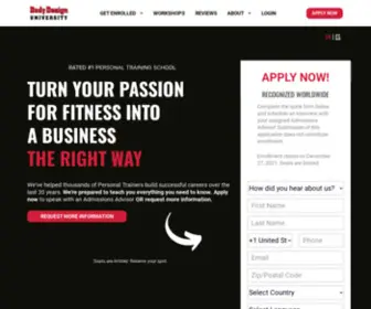 Bodydesignu.com(Become an Industry) Screenshot