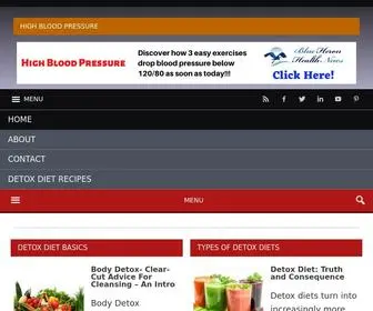 Bodydetox2U.com(Best Body Detox Diet Tips Use a Detox Diet to Lose Weight Fast) Screenshot