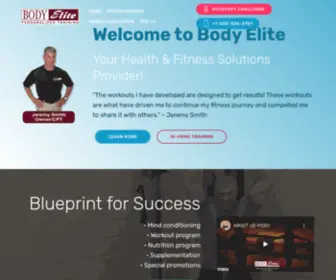 Bodyeliteonline.com(Body Elite Online Personal Fitness Training) Screenshot