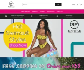 Bodyfab.com(Trendy Swimsuits and Bikinis best prices) Screenshot