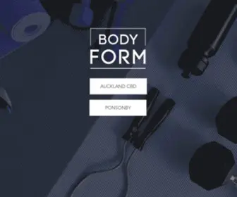 Bodyformponsonby.co.nz(Body Form Health & Fitness Facility) Screenshot