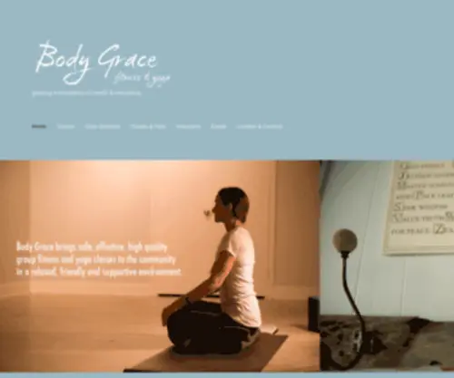 Bodygrace.com(Body Grace Fitness and Yoga) Screenshot