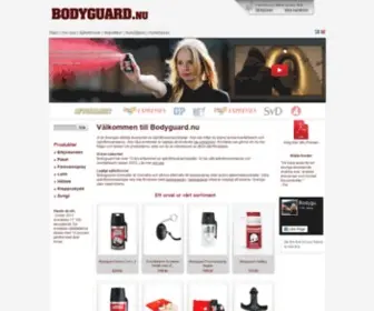 Bodyguard.nu(Laglig försvarsspray som alternativ till pepparspray) Screenshot