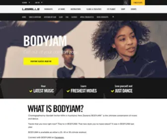 Bodyjam.com(Modern Music and Dance) Screenshot