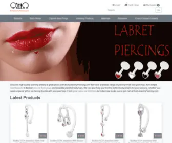Bodyjewelrypiercing.com(High quality piercing jewelry at great value prices) Screenshot