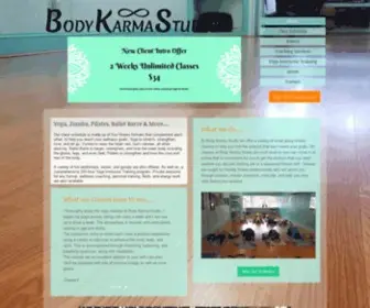 Bodykarmastudio.com(Yoga Zumba Pilates) Screenshot