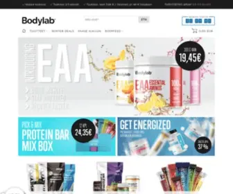 Bodylab.fi(Saa inspiraatiota ja motivaatiota terveelliseen ja aktiiviseen elämään) Screenshot