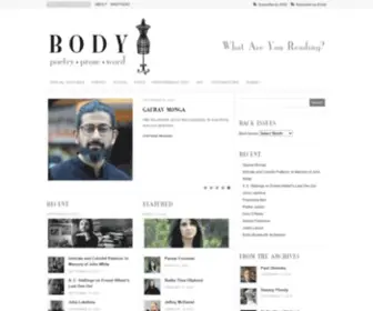 Bodyliterature.com(B O D Y is a Prague) Screenshot