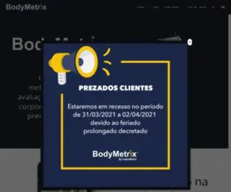 Bodymetrix.com.br(BodyMetrix by IntelaMetrix) Screenshot